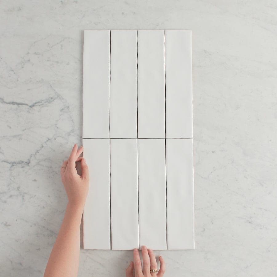 Newport Matte Subway White Tile