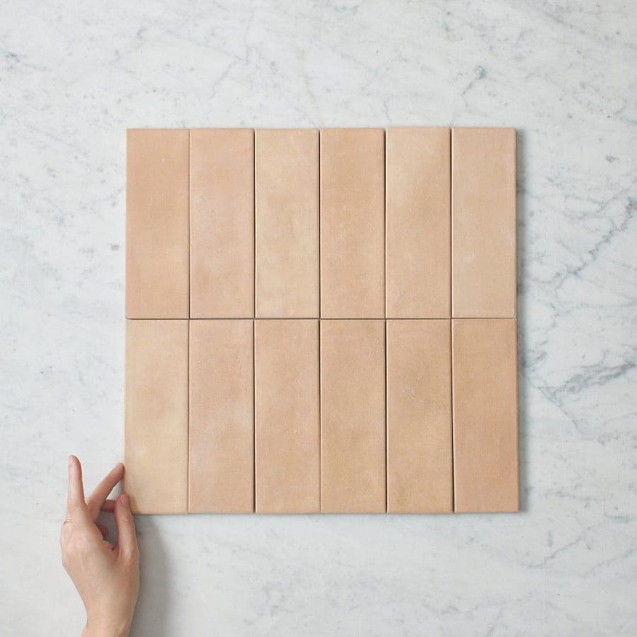 Northbridge Peach Terracotta Look Subway Tile